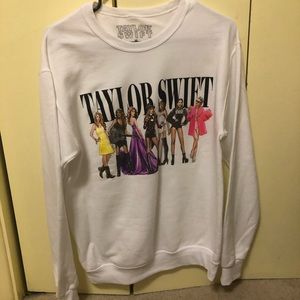 UNWORN Taylor swift eras white pullover sweatshirt